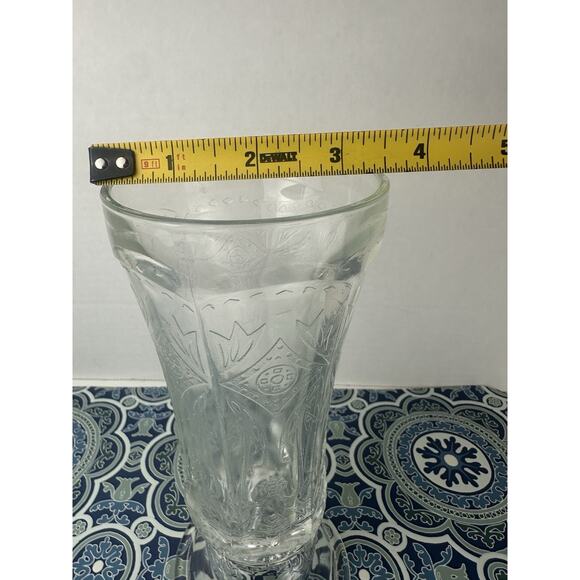 1980s Indiana Recollection Clear Glass Hurricane Vase - Picture 5 of 6